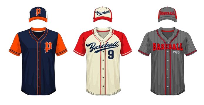 Custom baseball jerseys with durable fabrics and stylish designs.