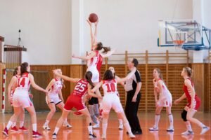 Custom basketball jerseys tailored for teams and players.