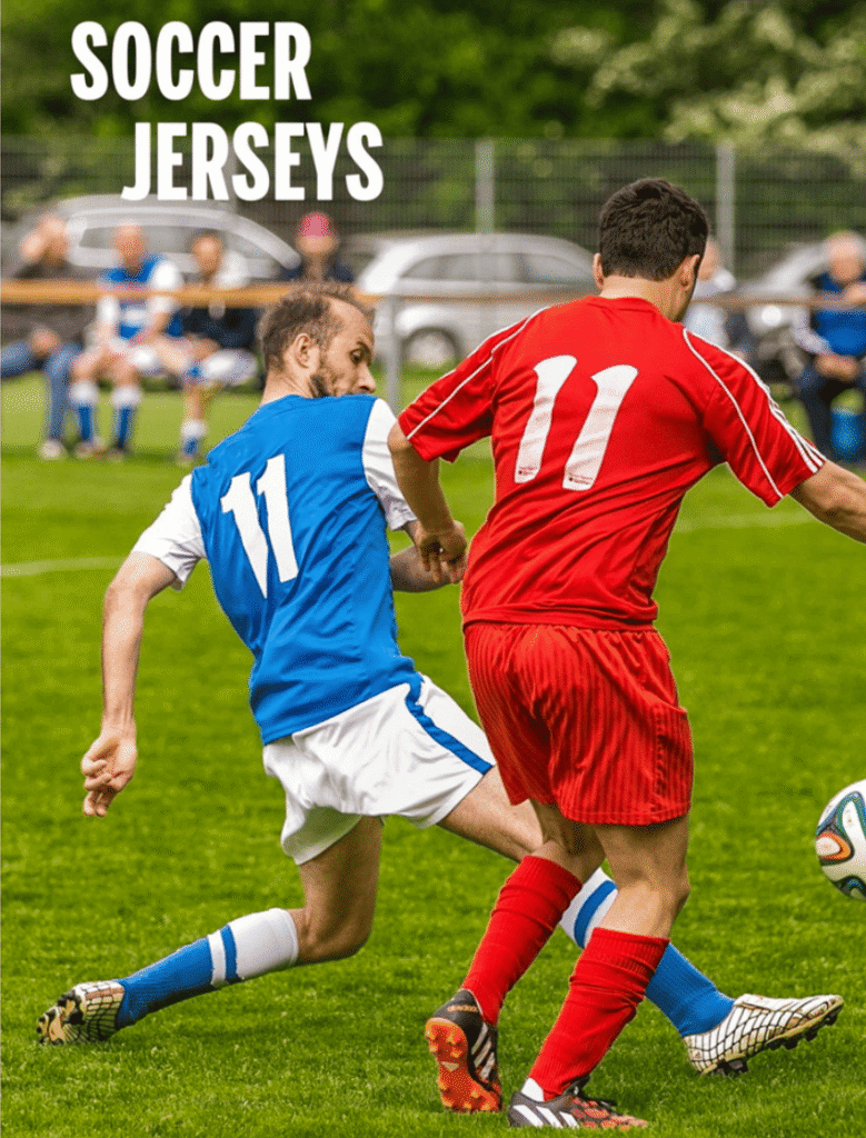 correct size soccer jerseys